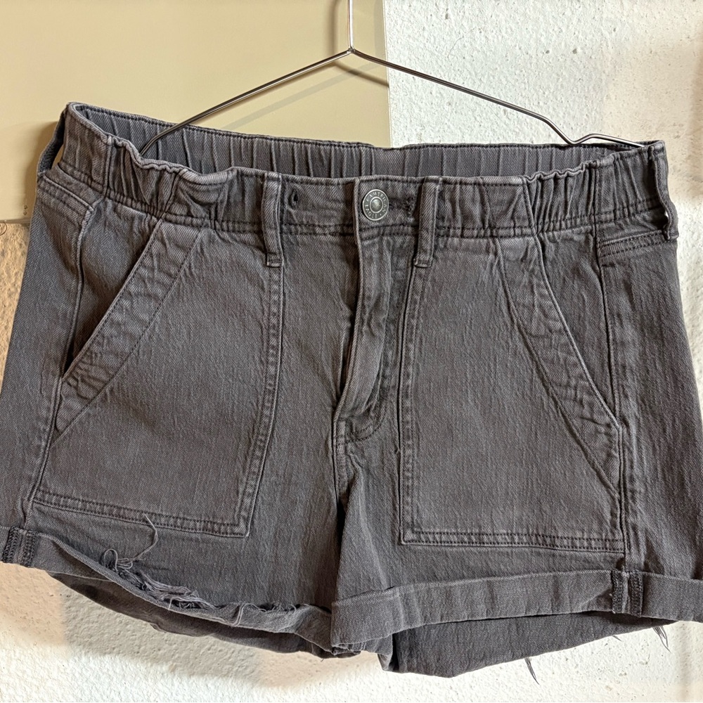 American Eagle Outfitters Charcoal Jean Shorts